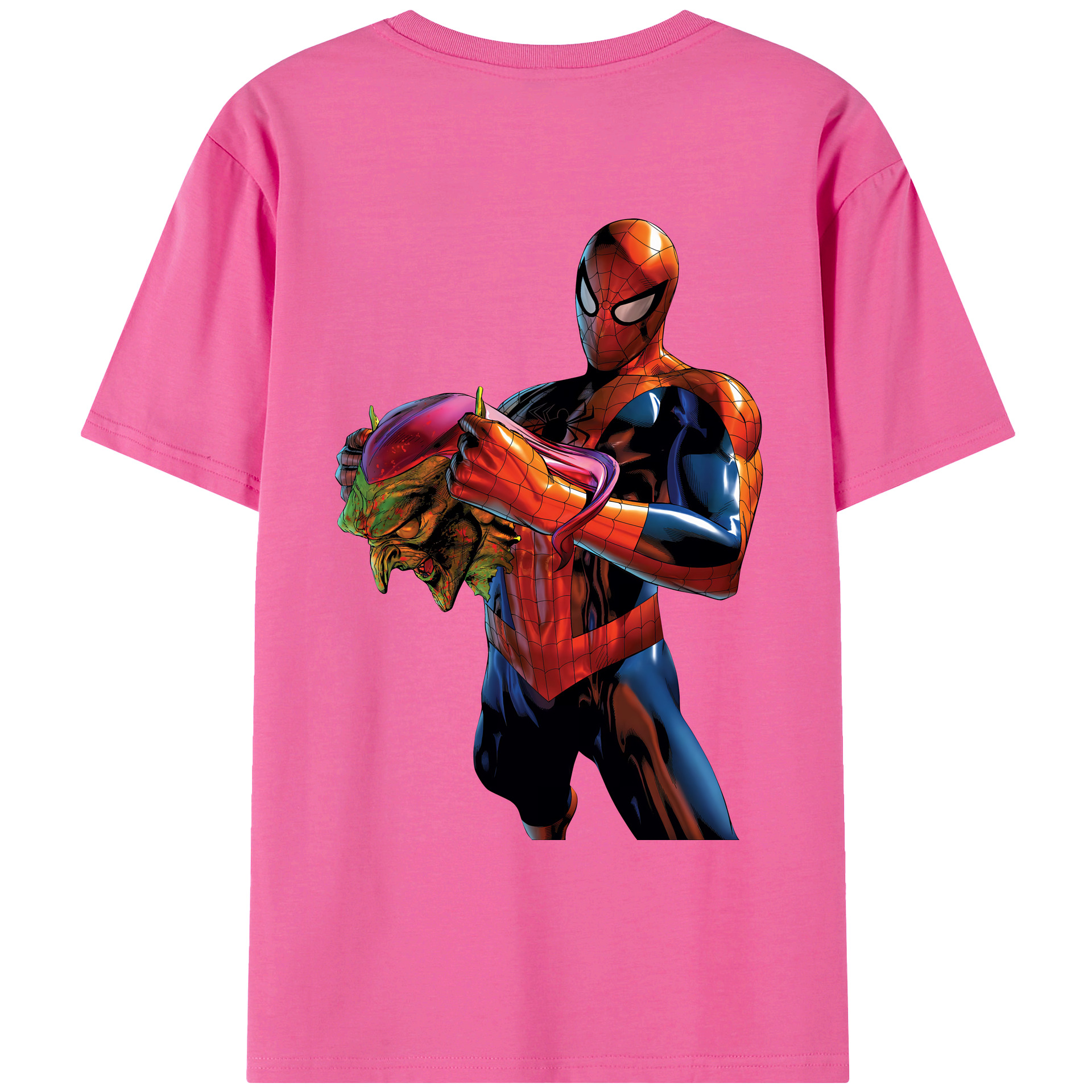 （画像用） Spider Man スパイダーマン レディース半袖Tシャツ(バックプリント)